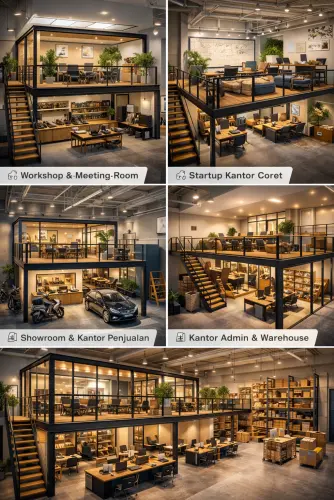 Mezzanine Ruang Kantor di Cengkareng Barat