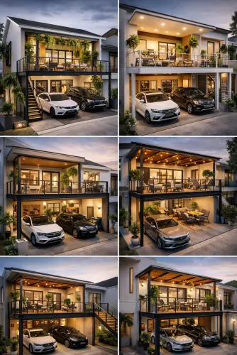 Mezannine Teras Rumah Keren di Cengkareng Barat